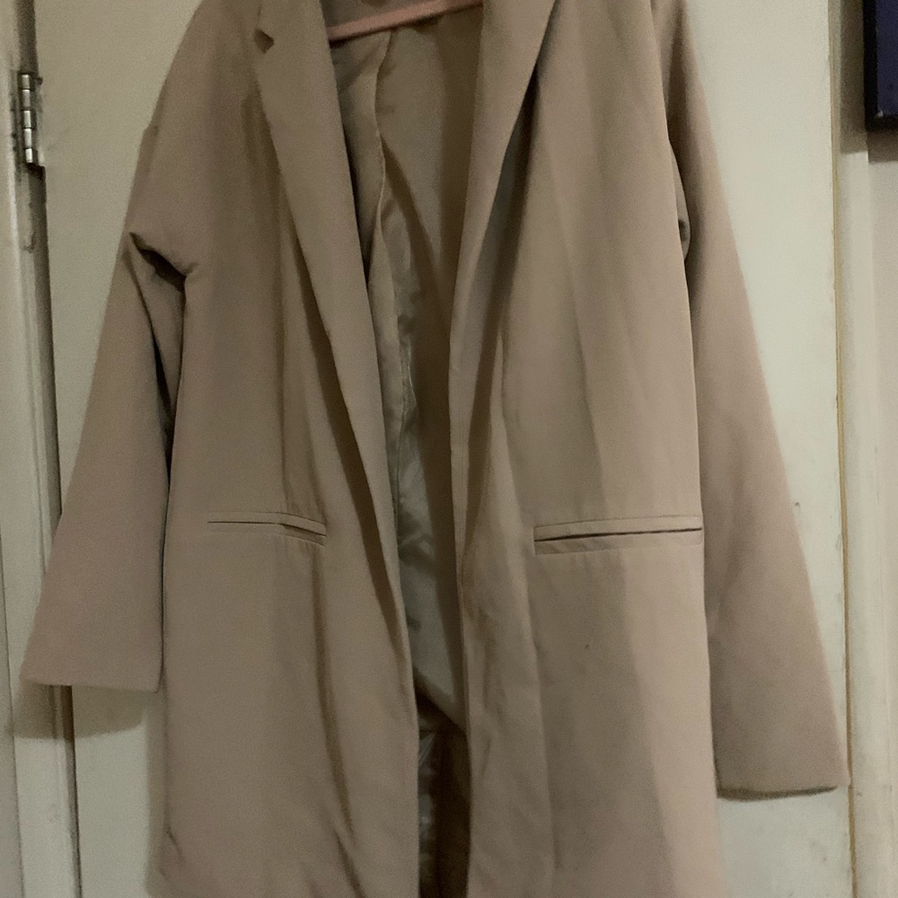 Tan Oversized blazer